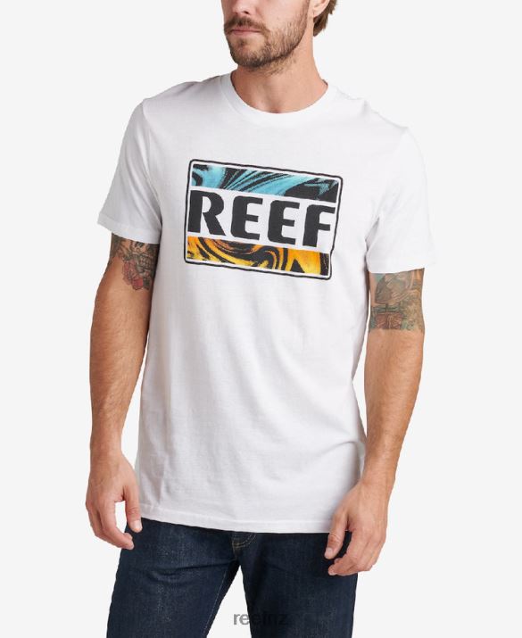 Reef NZ 62JVZ617 - Bengal Short Sleeve Tee Men Marshmallow Reef