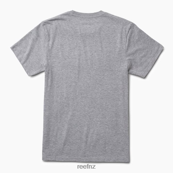 Reef NZ 62JVZ619 - Driver Short Sleeve Tee Men Grey Heather Reef