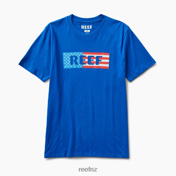 Reef NZ 62JVZ620 - Stetson Short Sleeve Tee Men Lapis Reef