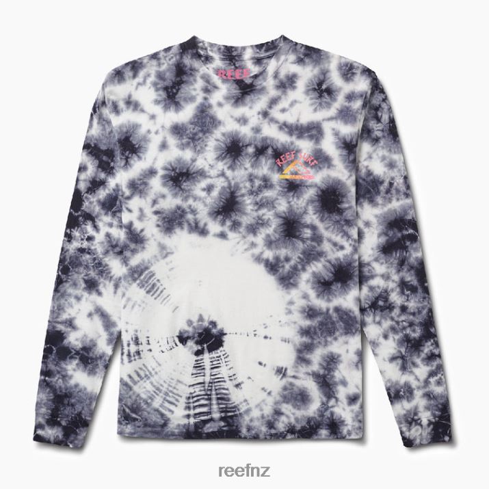 Reef NZ 62JVZ622 - Grim Long Sleeve Tie Dye Tee Men Orchid Reef
