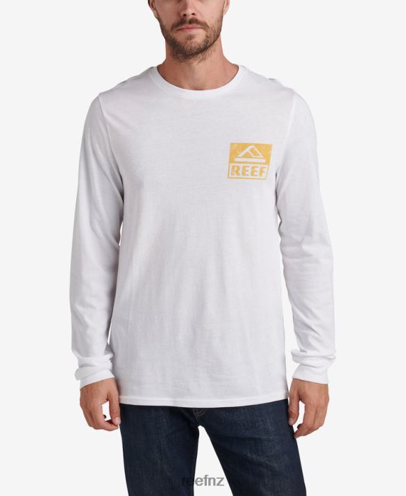 Reef NZ 62JVZ624 - Wellie Long Sleeve Tee Men Marshmallow Reef