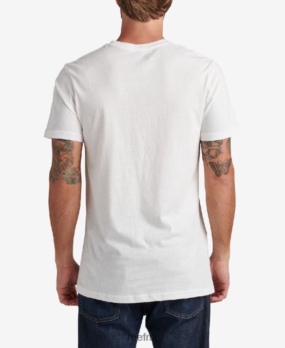 Reef NZ 62JVZ630 - Driver Short Sleeve Tee Men Marshmallow Reef