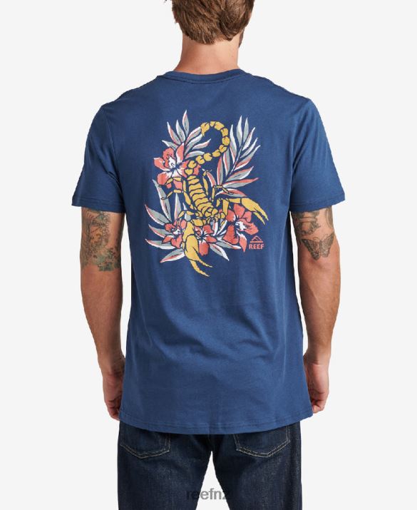 Reef NZ 62JVZ631 - Predator Short Sleeve Tee Men Insigna Blue Reef