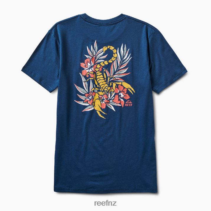 Reef NZ 62JVZ631 - Predator Short Sleeve Tee Men Insigna Blue Reef