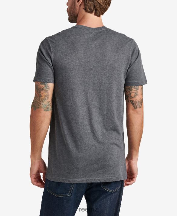 Reef NZ 62JVZ633 - Wilson Short Sleeve Tee Men Charcoal Heather Reef