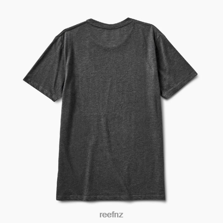 Reef NZ 62JVZ633 - Wilson Short Sleeve Tee Men Charcoal Heather Reef