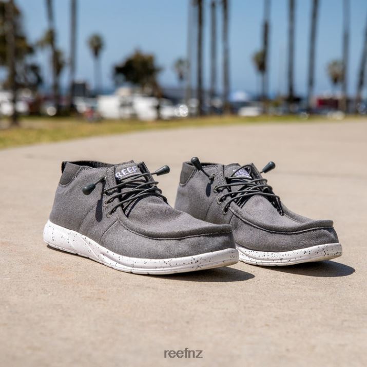 Reef Shoes NZ 62JVZ543 - Cushion Coast Mid Men Iron Reef