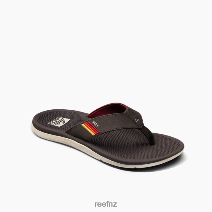 Reef Shoes NZ 62JVZ309 - Reef Santa Ana Men Vintage Brown Sunset