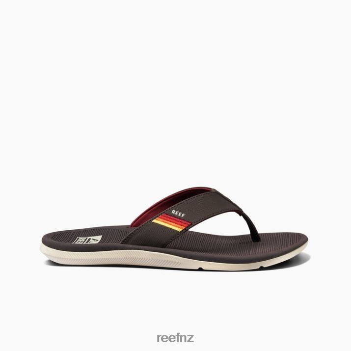 Reef Shoes NZ 62JVZ309 - Reef Santa Ana Men Vintage Brown Sunset