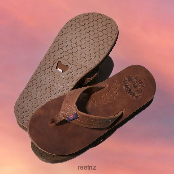 Reef Shoes NZ 62JVZ311 - Faherty x Reef Draftsmen Men Faherty Brown