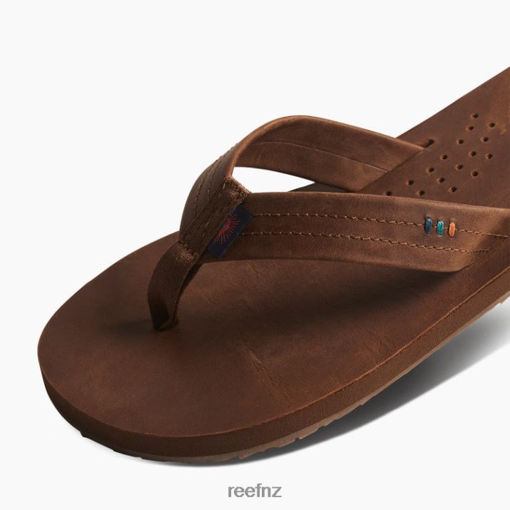 Reef Shoes NZ 62JVZ311 - Faherty x Reef Draftsmen Men Faherty Brown