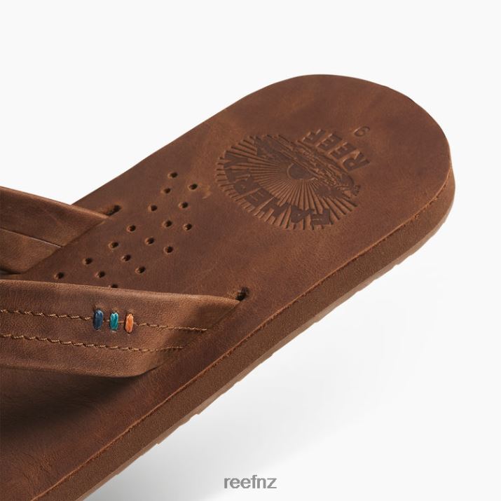 Reef Shoes NZ 62JVZ311 - Faherty x Reef Draftsmen Men Faherty Brown