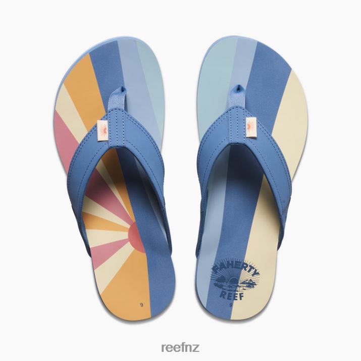Reef Shoes NZ 62JVZ314 - Faherty x Reef Newport Men Sun And Waves
