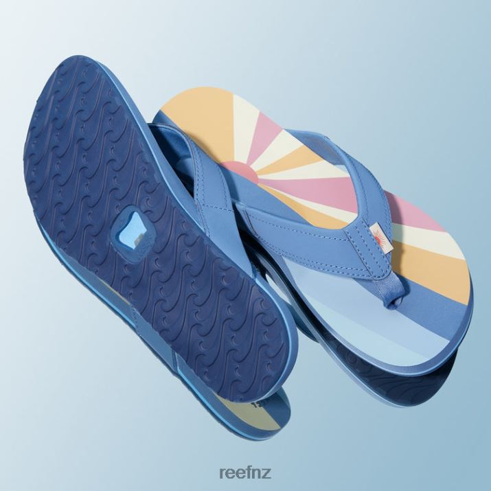 Reef Shoes NZ 62JVZ314 - Faherty x Reef Newport Men Sun And Waves