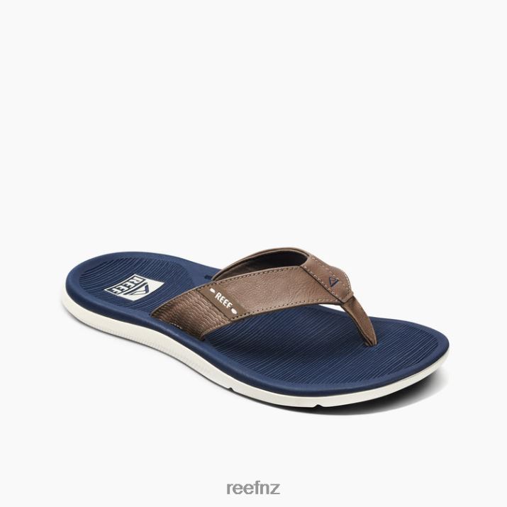 Reef Shoes NZ 62JVZ316 - Reef Santa Ana Men Navy/Khaki