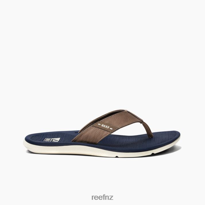Reef Shoes NZ 62JVZ316 - Reef Santa Ana Men Navy/Khaki