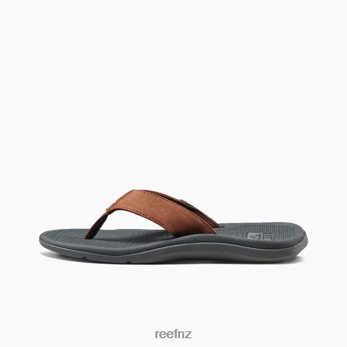 Reef Shoes NZ 62JVZ320 - Reef Santa Ana Men Grey/Tan
