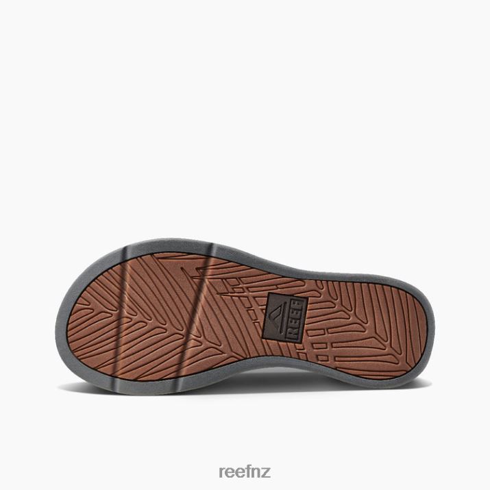 Reef Shoes NZ 62JVZ320 - Reef Santa Ana Men Grey/Tan