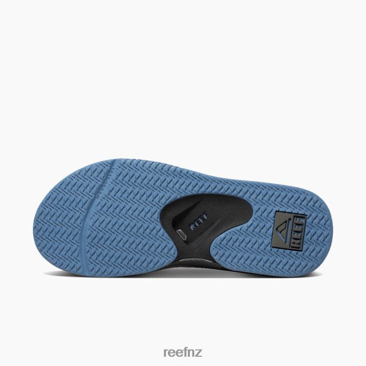 Reef Shoes NZ 62JVZ325 - Fanning Men Grey/Light Blue Reef
