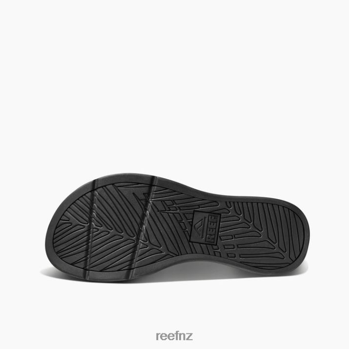 Reef Shoes NZ 62JVZ345 - Reef Santa Ana Men All Black