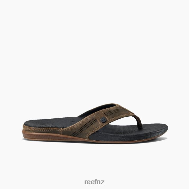 Reef Shoes NZ 62JVZ347 - Cushion Lux Men Tan/Black Reef