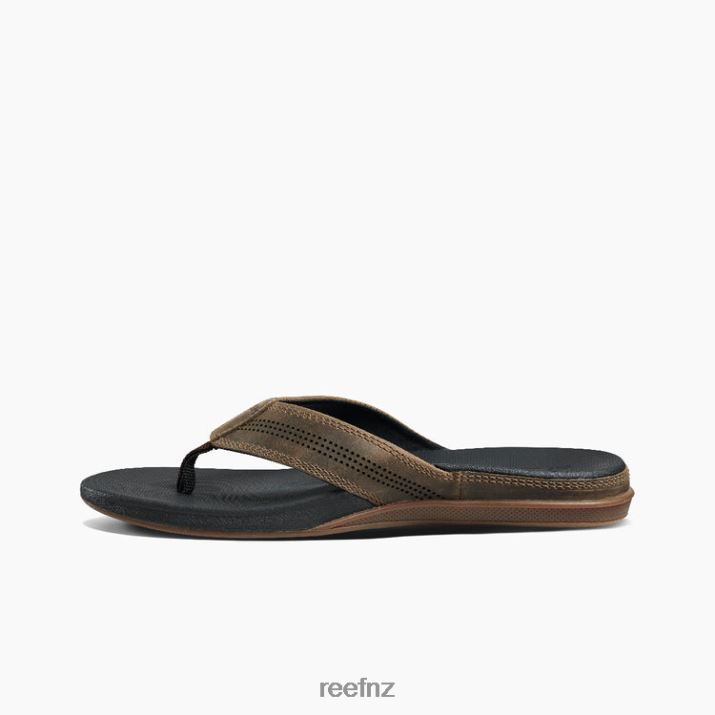 Reef Shoes NZ 62JVZ347 - Cushion Lux Men Tan/Black Reef