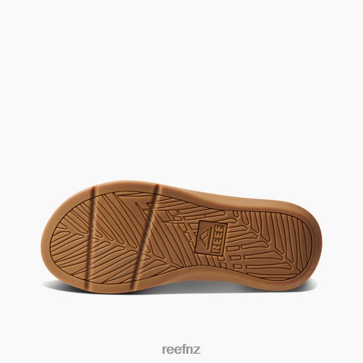 Reef Shoes NZ 62JVZ351 - Leather Santa Ana Men Brown Reef