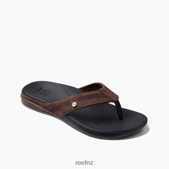 Reef Shoes NZ 62JVZ360 - Cushion Lux Men Black/Brown Reef
