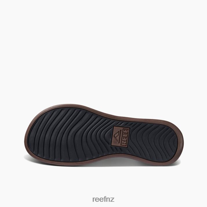 Reef Shoes NZ 62JVZ360 - Cushion Lux Men Black/Brown Reef
