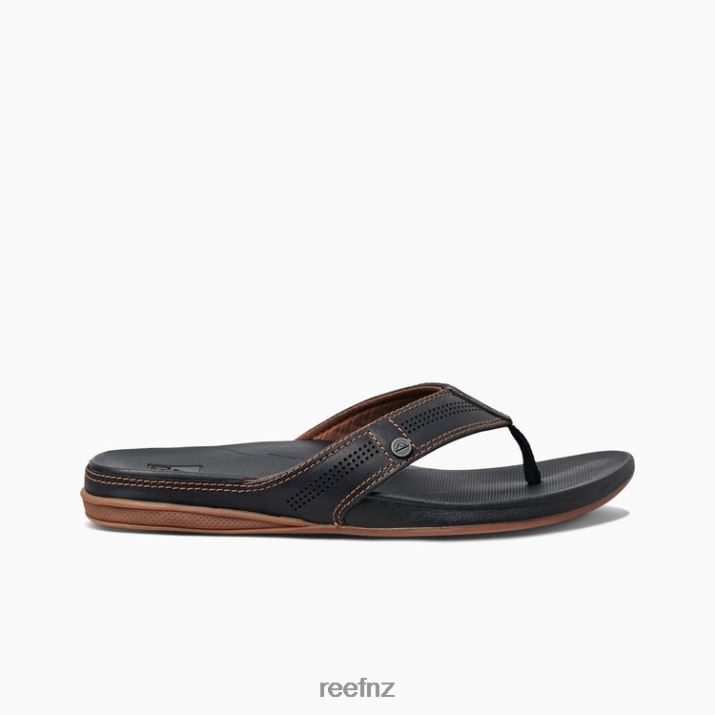 Reef Shoes NZ 62JVZ360 - Cushion Lux Men Black/Brown Reef
