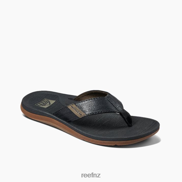 Reef Shoes NZ 62JVZ364 - Reef Santa Ana Men Black