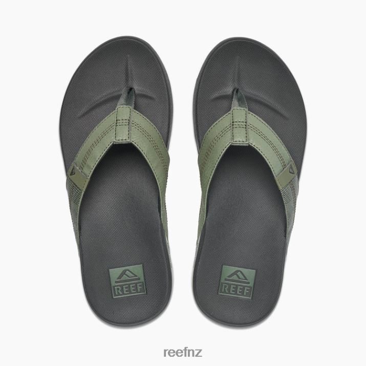 Reef Shoes NZ 62JVZ387 - Cushion Phantom Men Geo Olive Reef