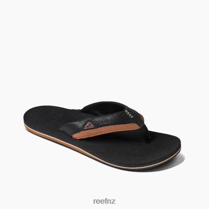 Reef Shoes NZ 62JVZ390 - Cushion Dawn Men Black/Tan Reef