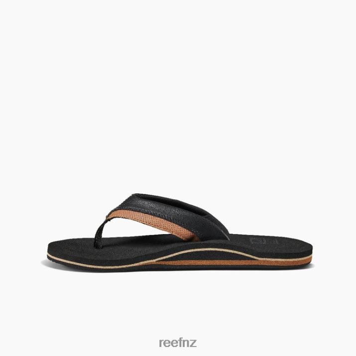 Reef Shoes NZ 62JVZ390 - Cushion Dawn Men Black/Tan Reef