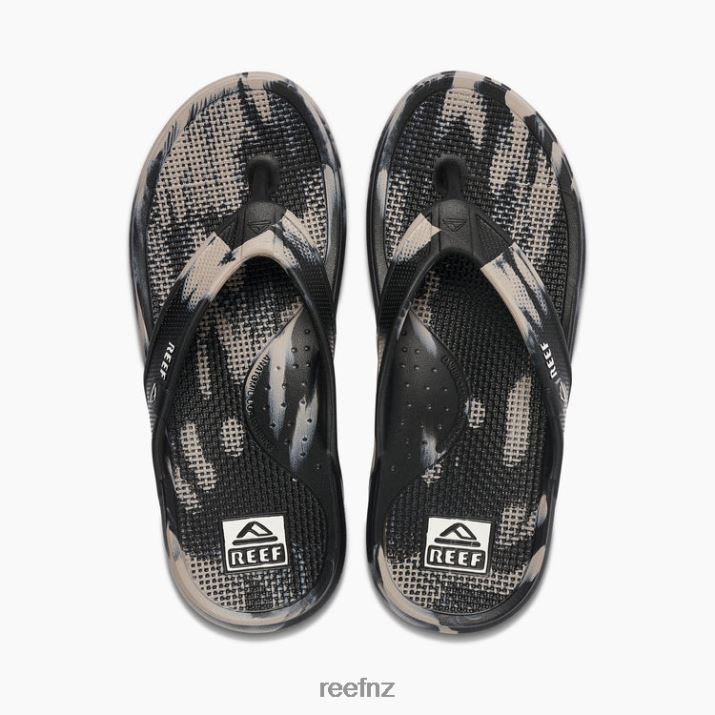 Reef Shoes NZ 62JVZ401 - Oasis Men Black/Taupe Marble Reef