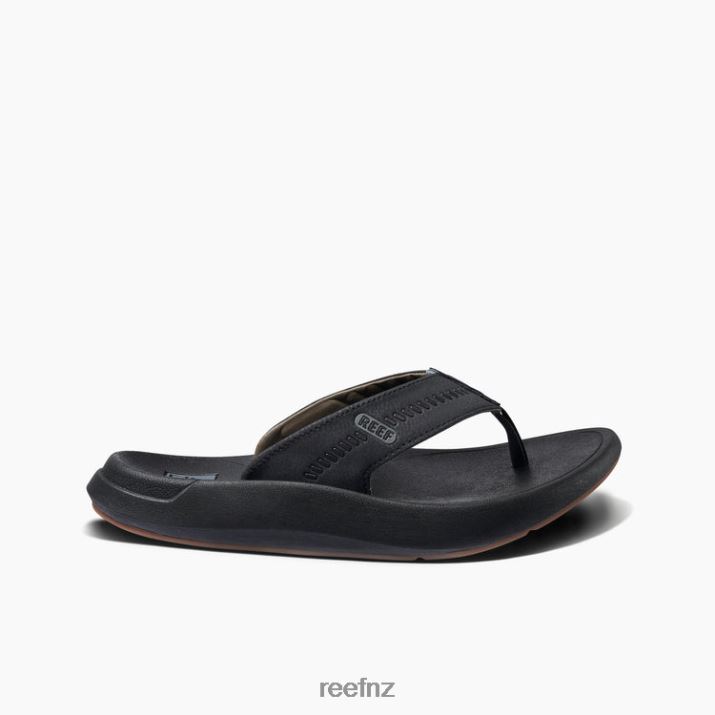Reef Shoes NZ 62JVZ416 - Swellsole Cruiser Men Black/Grey Reef