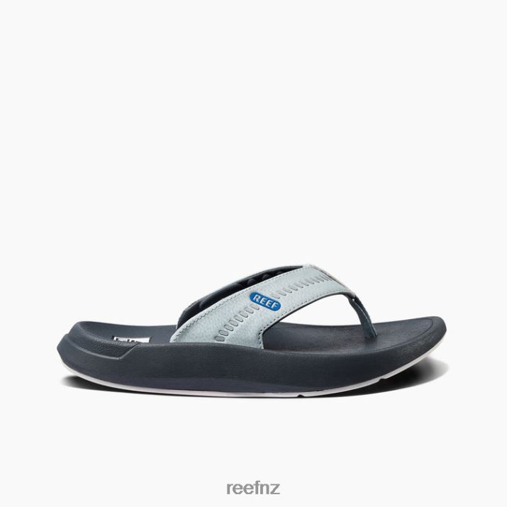 Reef Shoes NZ 62JVZ418 - Swellsole Cruiser Men Grey/Light Grey/Blue Reef