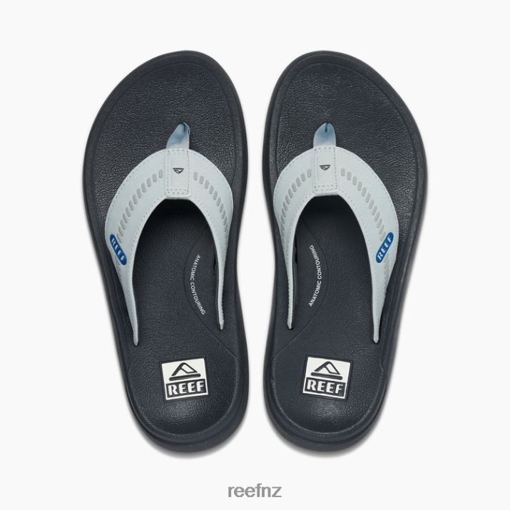 Reef Shoes NZ 62JVZ418 - Swellsole Cruiser Men Grey/Light Grey/Blue Reef