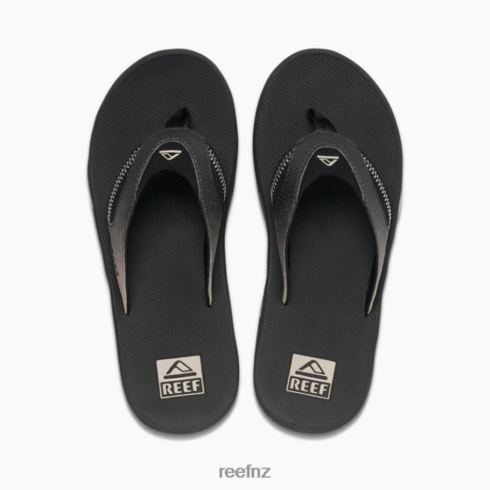 Reef Shoes NZ 62JVZ419 - Fanning Men Black/Taupe Fade Reef