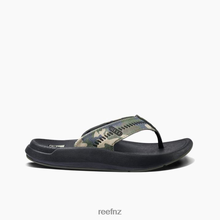 Reef Shoes NZ 62JVZ435 - Swellsole Cruiser Men Camo/Grey Reef
