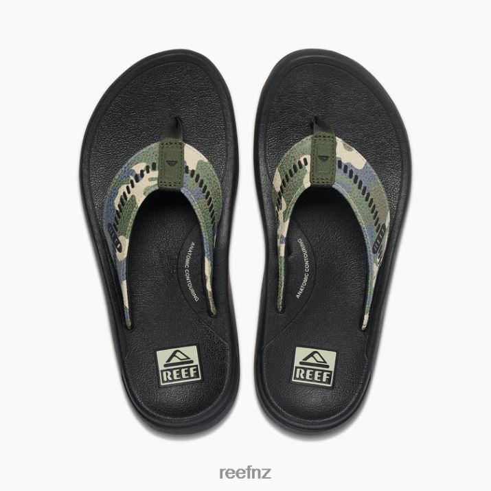 Reef Shoes NZ 62JVZ435 - Swellsole Cruiser Men Camo/Grey Reef