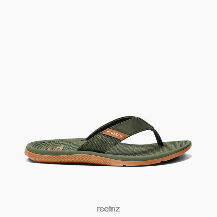 Reef Shoes NZ 62JVZ437 - Reef Santa Ana Men Olive/Gum