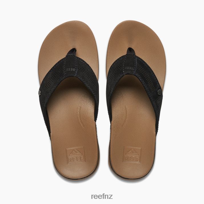 Reef Shoes NZ 62JVZ457 - Cushion Lux Men Raven/Fossil Reef