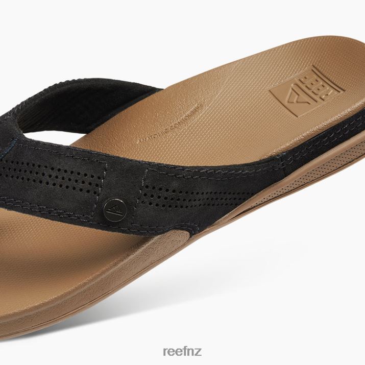 Reef Shoes NZ 62JVZ457 - Cushion Lux Men Raven/Fossil Reef