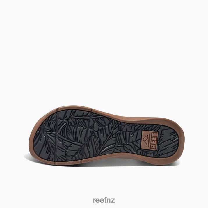 Reef Shoes NZ 62JVZ467 - Reef Pacific Leather Men Black/Brown