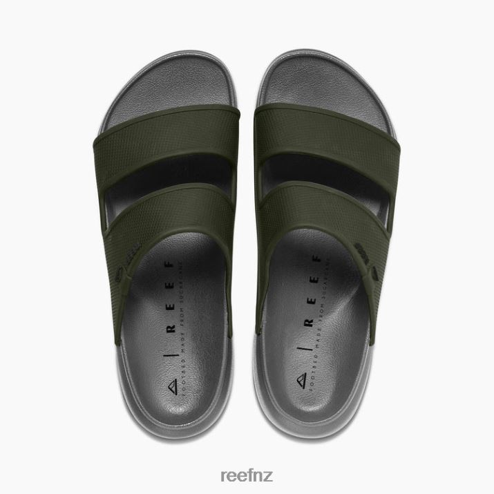 Reef Shoes NZ 62JVZ340 - Oasis Double Up Men Grey/Olive Reef