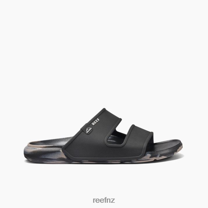 Reef Shoes NZ 62JVZ341 - Oasis Double Up Men Black/Taupe Marble Reef