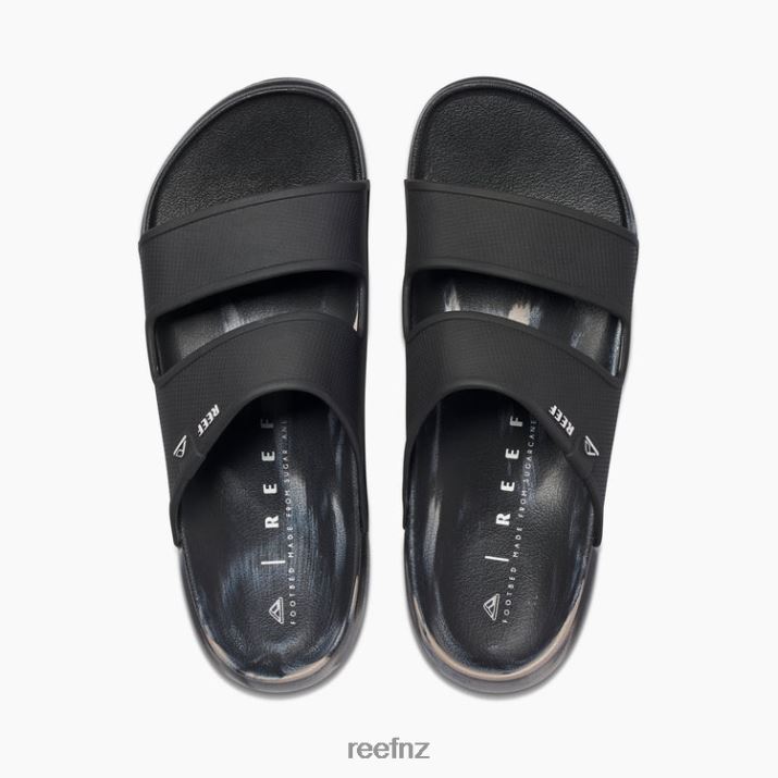 Reef Shoes NZ 62JVZ341 - Oasis Double Up Men Black/Taupe Marble Reef