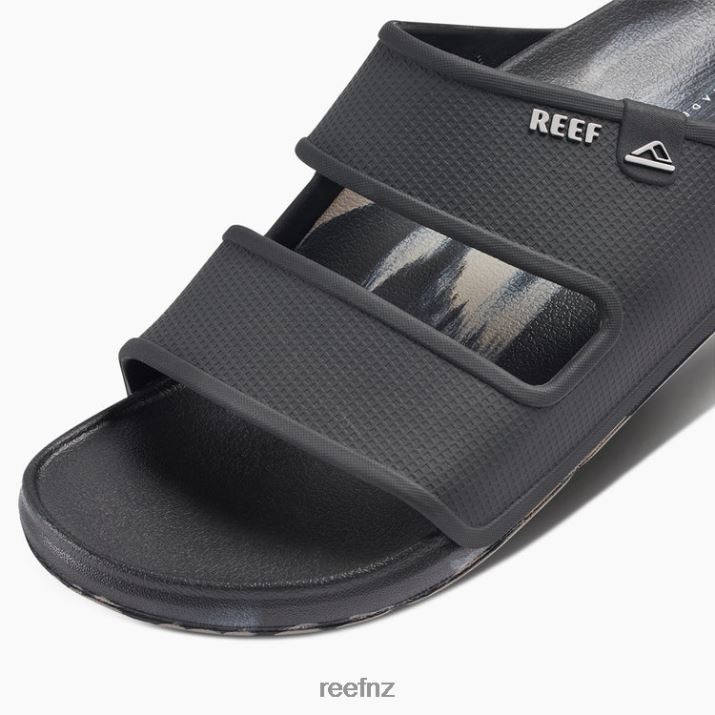 Reef Shoes NZ 62JVZ341 - Oasis Double Up Men Black/Taupe Marble Reef