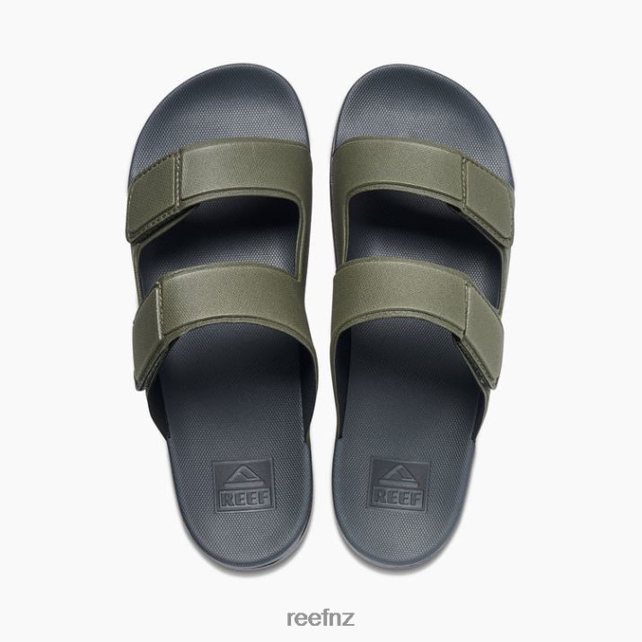 Reef Shoes NZ 62JVZ348 - Cushion Tradewind Men Grey/Olive Reef